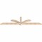 Ekena Millwork Redmond Smooth Timber Gable Bracket, Douglas Fir, 108"W x 27"H x 3 1/2"D x 3 1/2"F, 6/12 Pitch GBW108X27X0404RED00SDF - alternate 4